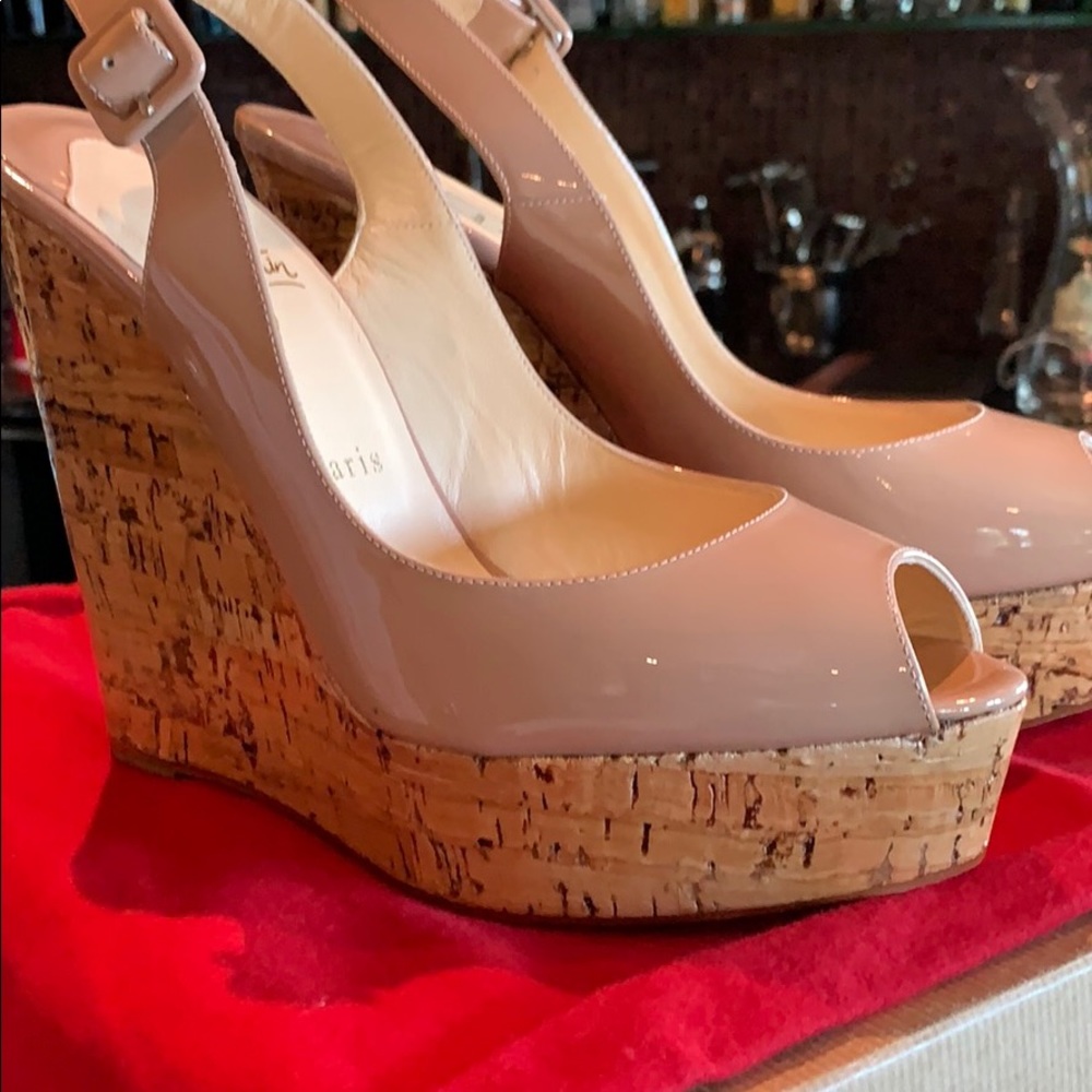 Christian Louboutin Une Plume  Platform Sandals